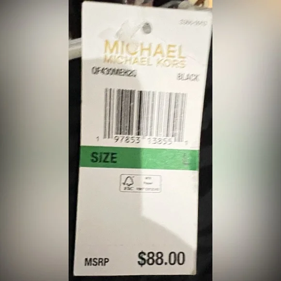 NWT Michael Khors Black Zebra Print Leggings Pants Size Large - Picture 8 of 10